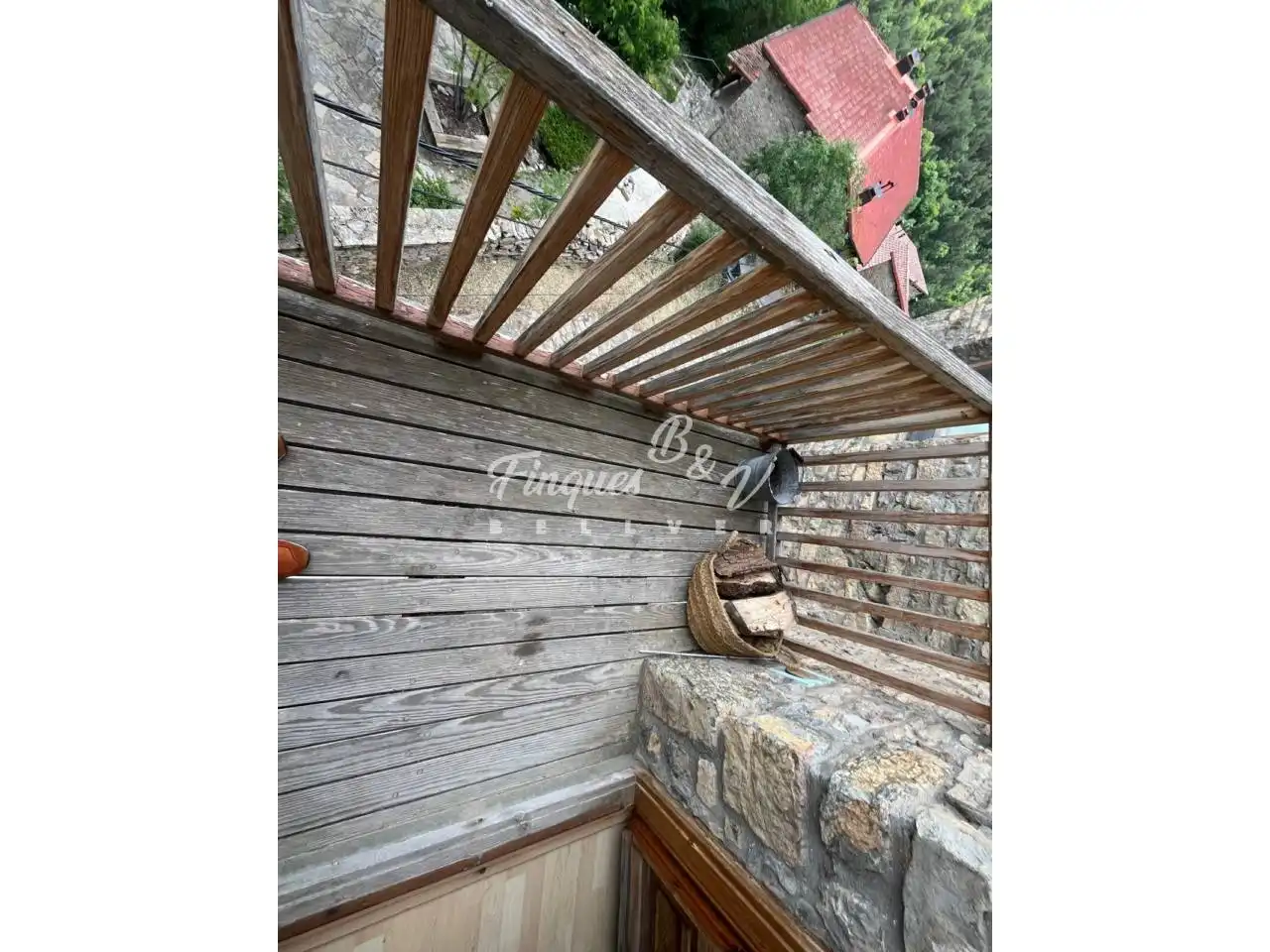 Terrassa de Casa o xalet en venda en El Pont de Bar amb Calefacció, Jardí privat i Parquet