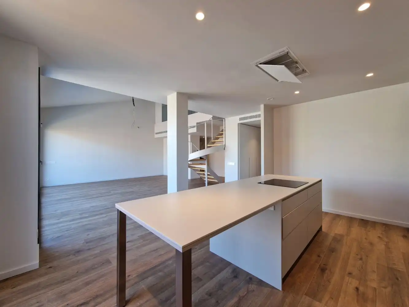 Kitchen of Attic for sale in Girona  with Air Conditioner, Heating and Terrace