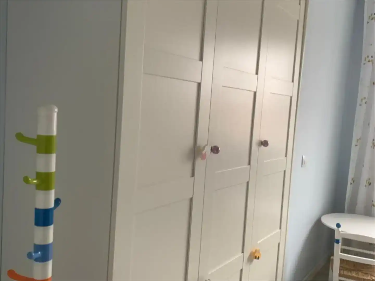 Schlafzimmer von Wohnung zur Miete in  Madrid Capital mit Klimaanlage, Schwimmbad und Balkon