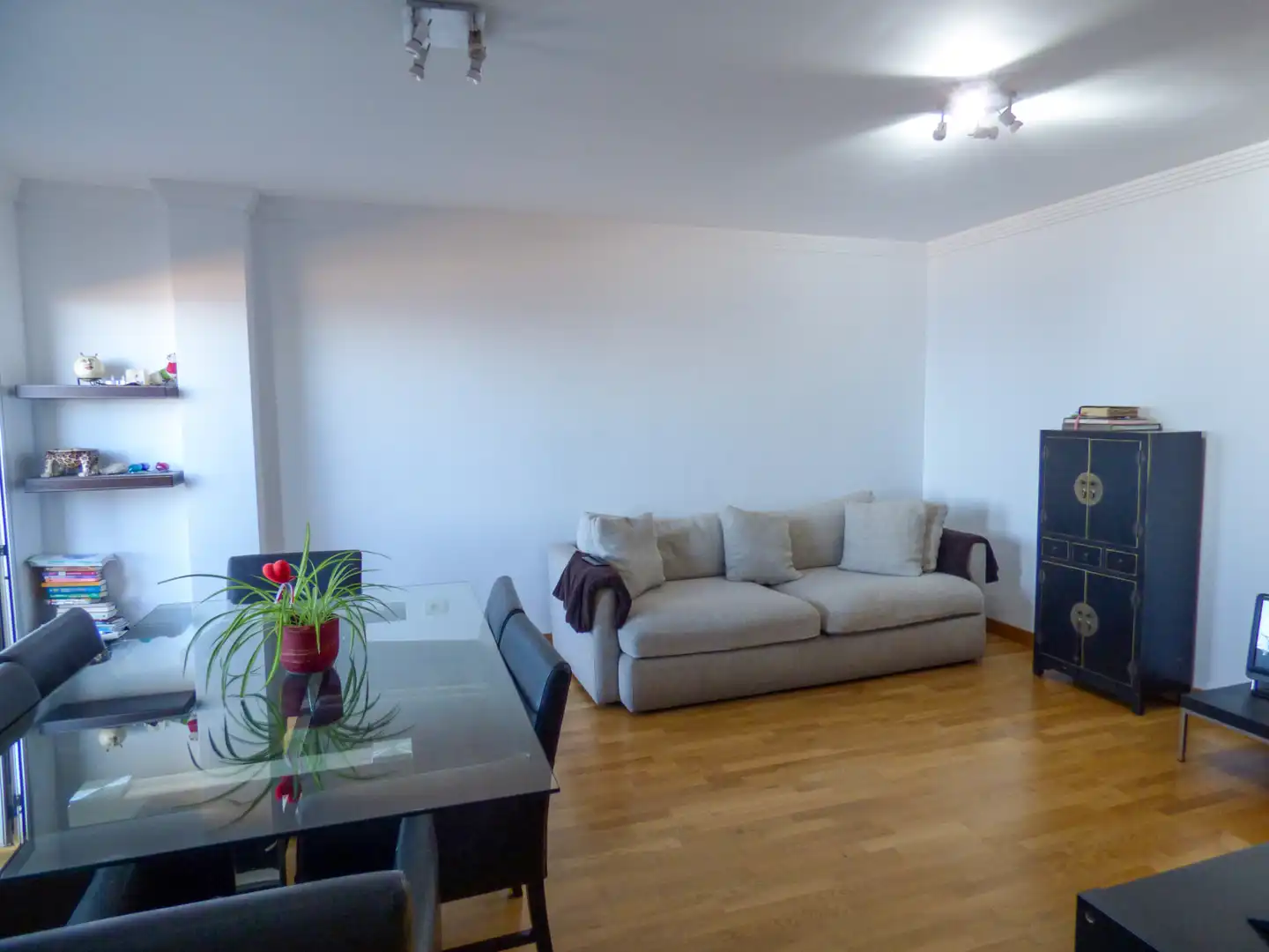 Sala d'estar de Casa adosada en venda en El Rosario amb Parquet, Forn i Rentadora
