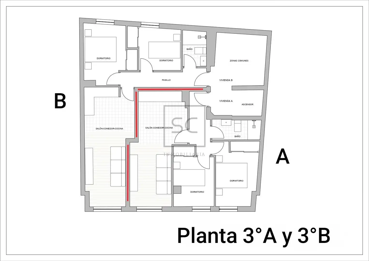 Wohnungen zum Verkauf in Cedeira mit Heizung und Abstellraum