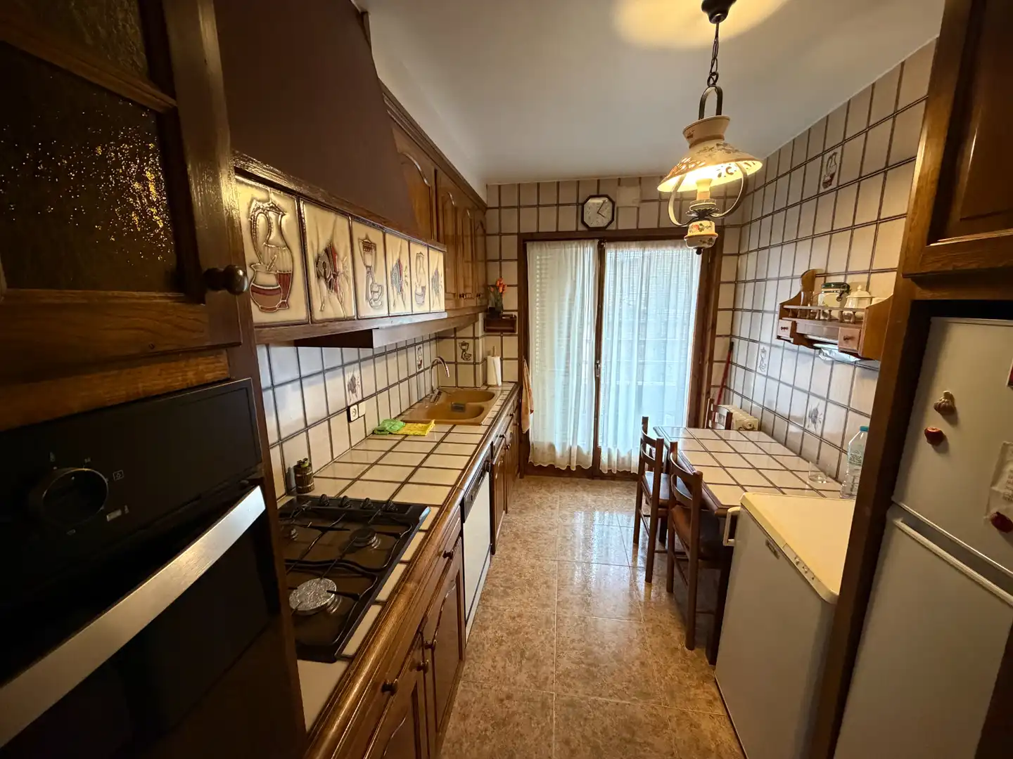 Kitchen of Flat for sale in Olot  with Heating and Balcony