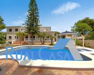 Exterior view of House or chalet for sale in San Vicente del Raspeig / Sant Vicent del Raspeig  with Air Conditioner, Heating and Private garden