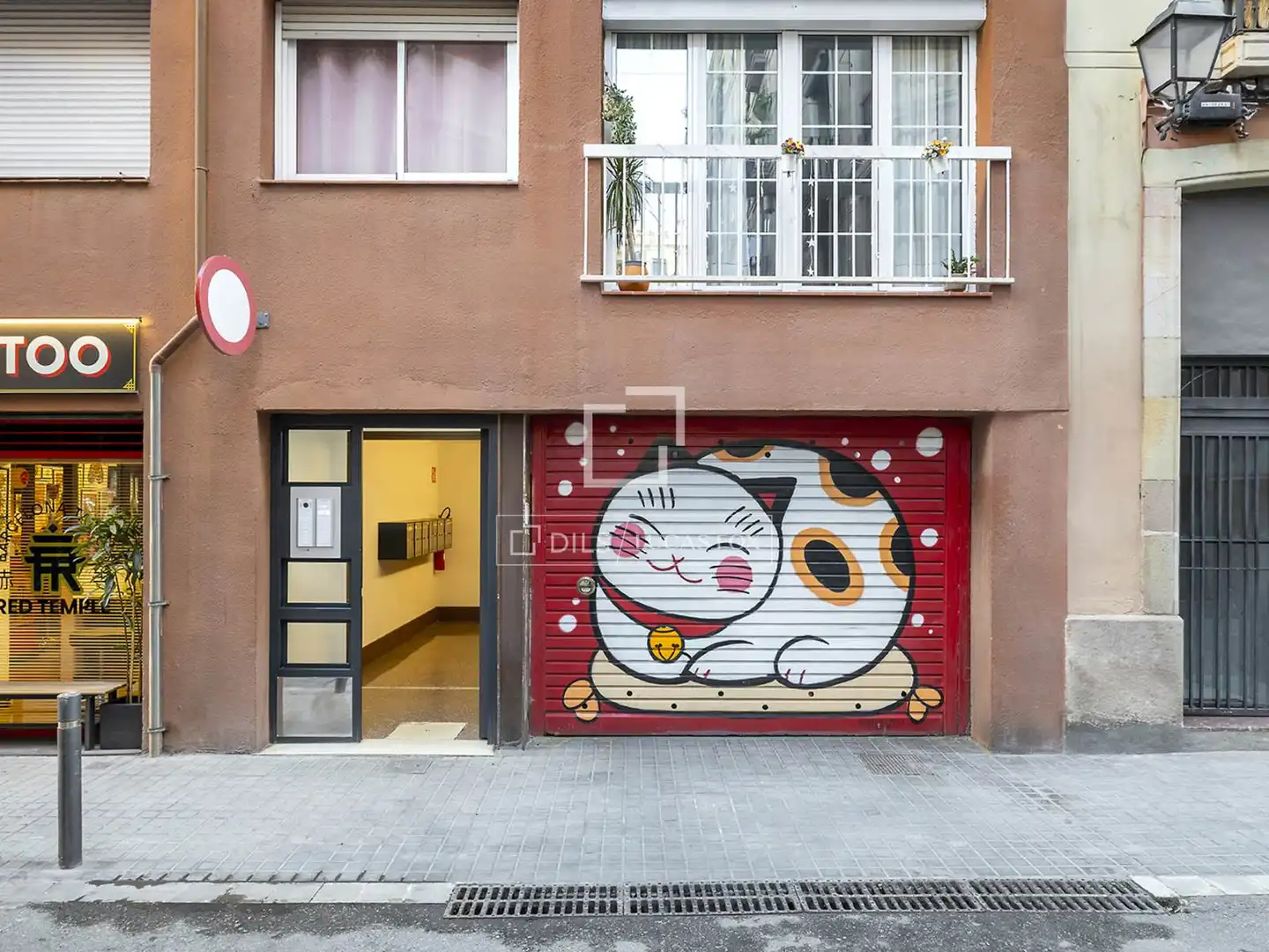 Außenansicht von Wohnung zum Verkauf in Barcelona mit Klimaanlage, Parkett und Terrasse