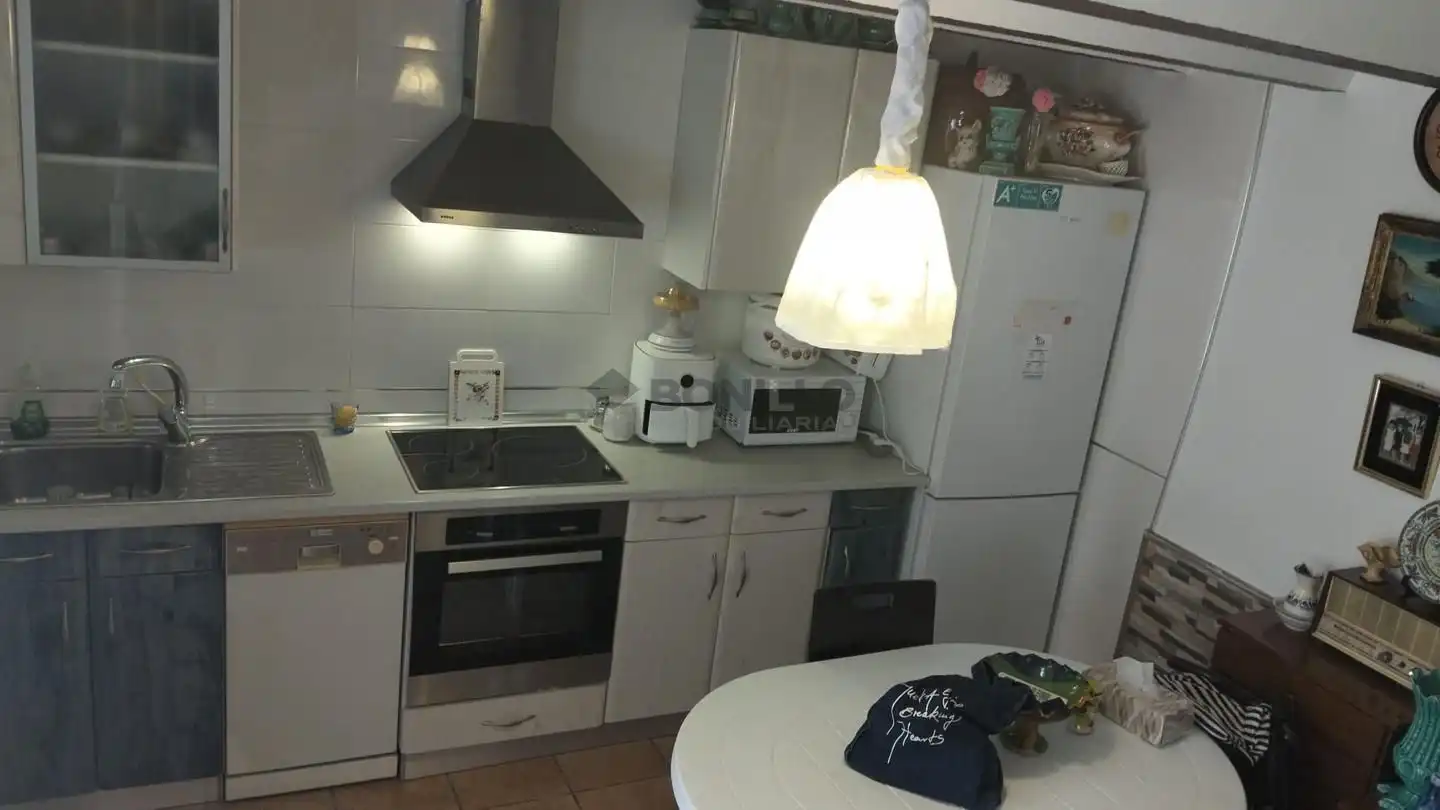 Küche von Einfamilien-Reihenhaus zum Verkauf in Utrillas mit Klimaanlage, Heizung und Möbliert