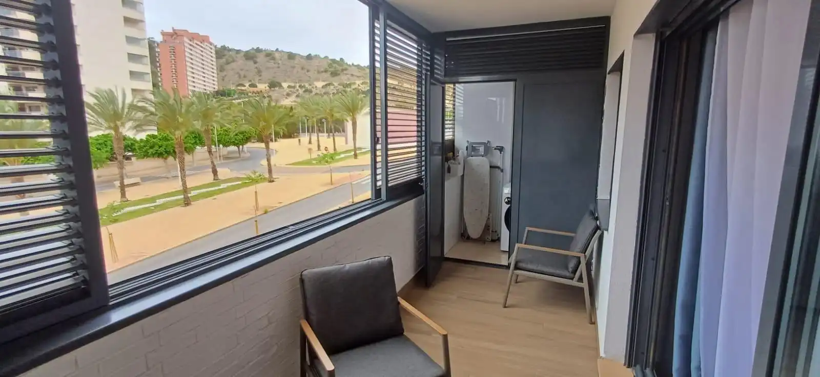 Balcony of Apartments for sale in Villajoyosa / La Vila Joiosa  with Air Conditioner, Private garden and Terrace