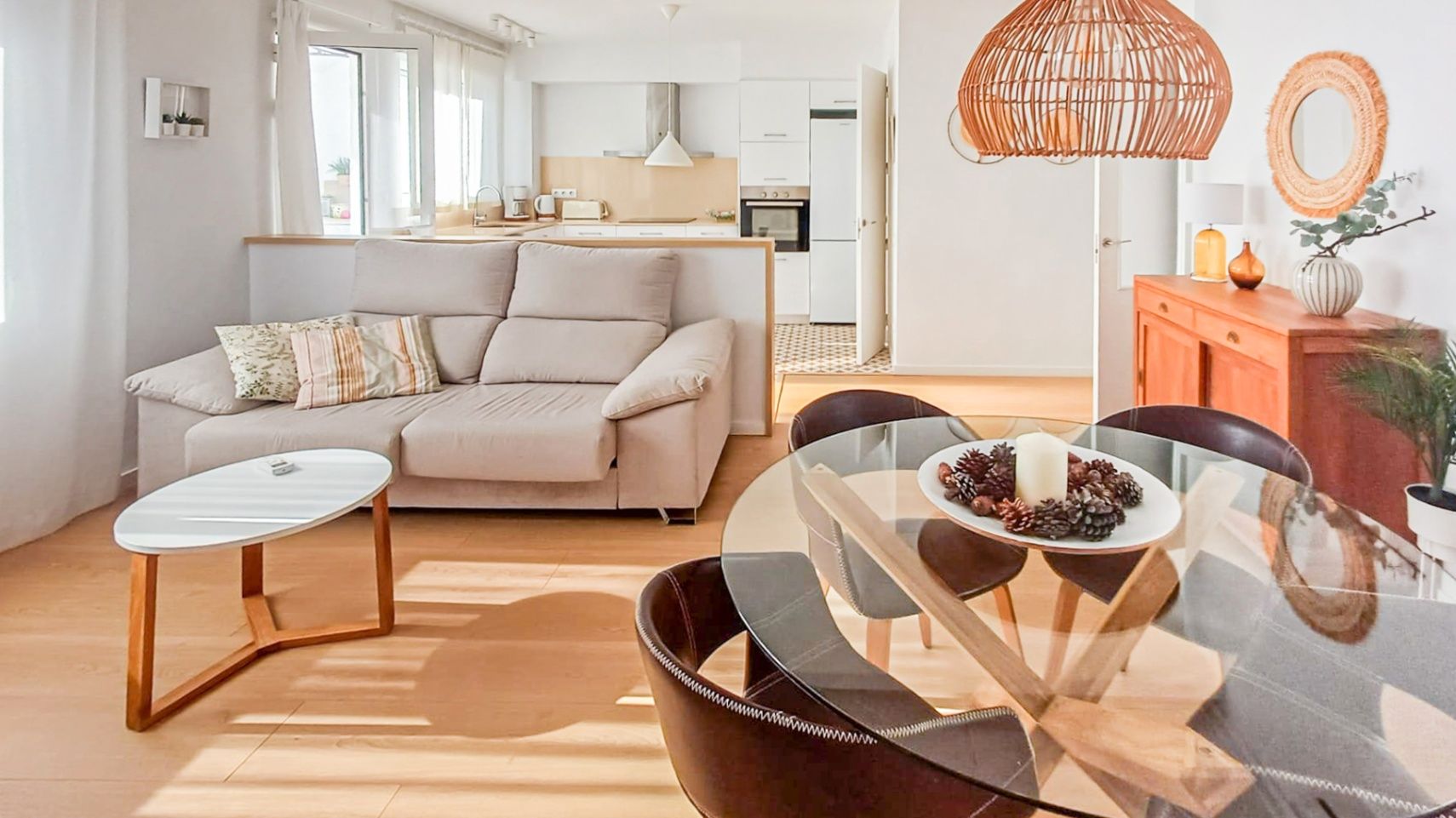 Sala de estar de Piso de alquiler en Ondara con Aire acondicionado, Calefacción y Terraza