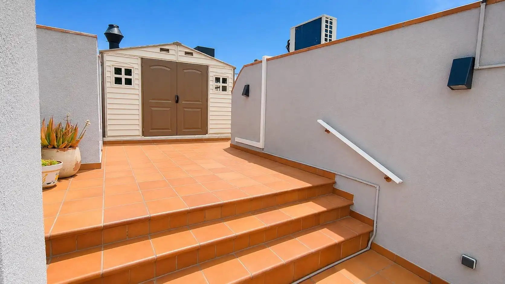 Terrasse von Maisonette zur Miete in Castell d'Aro, Platja d'Aro i s'Agaró mit Klimaanlage, Heizung und Terrasse