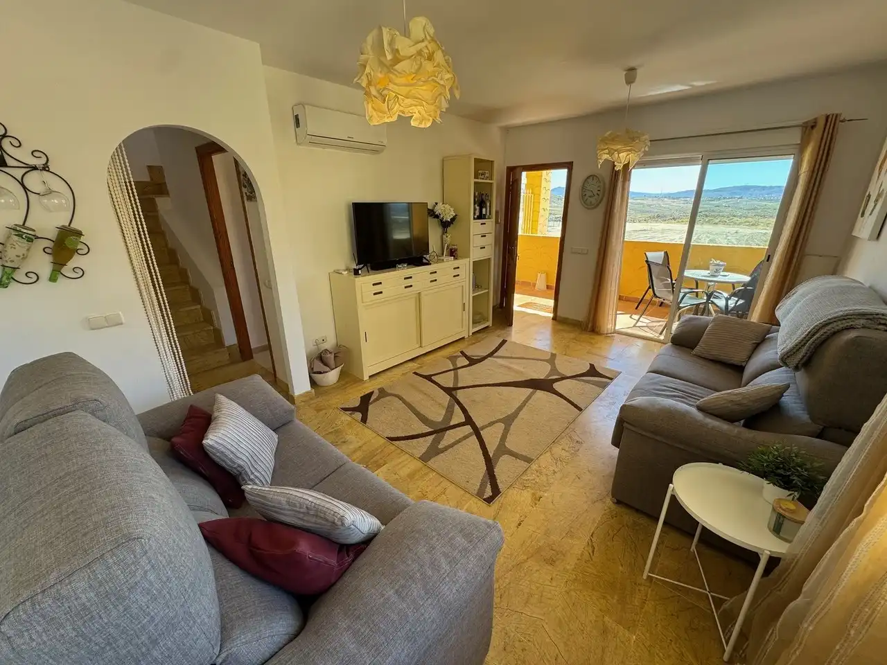 Living room of Apartments for sale in Vera  with Air Conditioner, Terrace and Swimming Pool