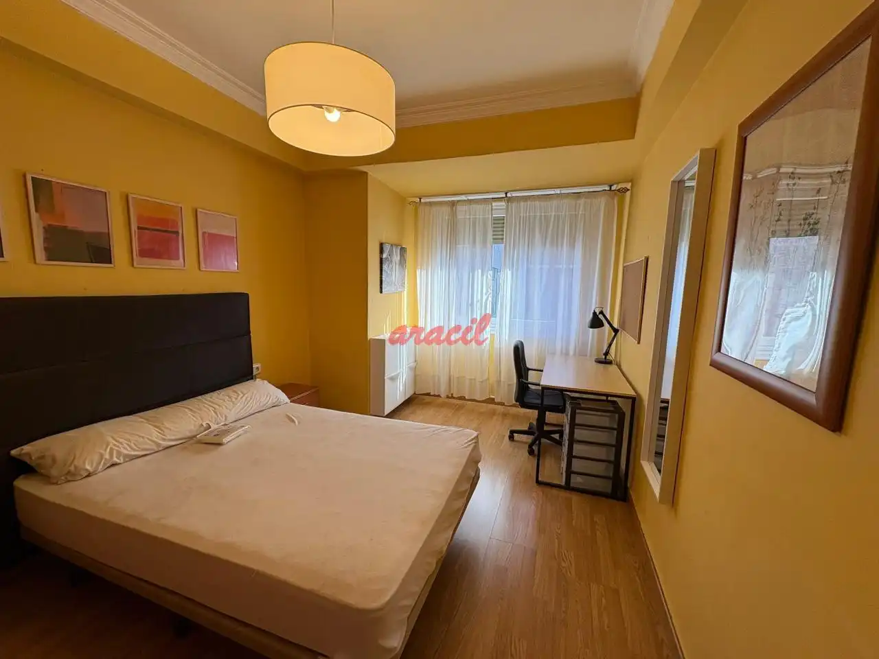 Schlafzimmer von Wohnung zur Miete in Centro