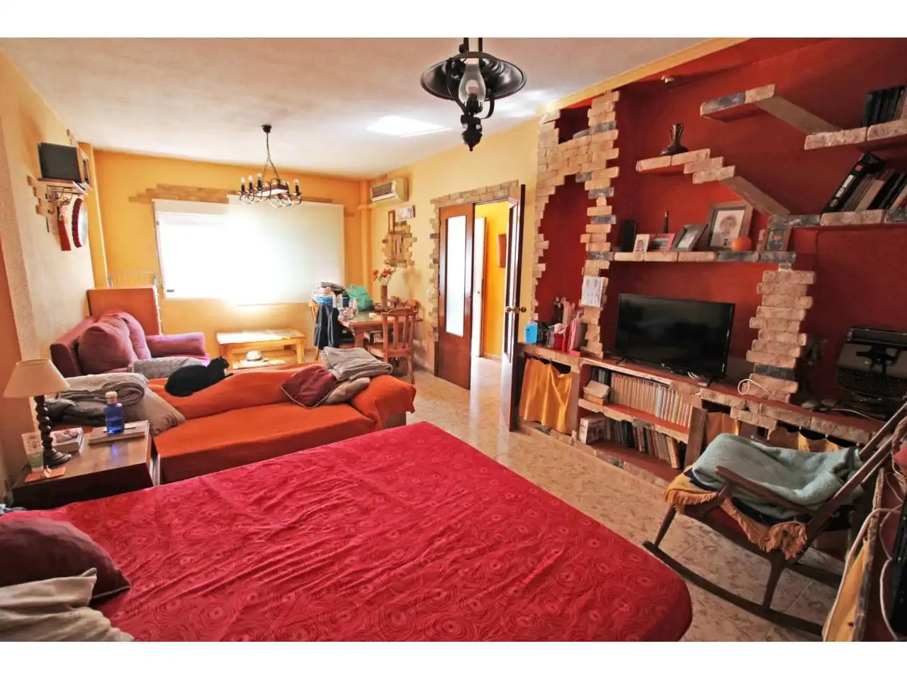 Sala d'estar de Casa adosada en venda en El Álamo