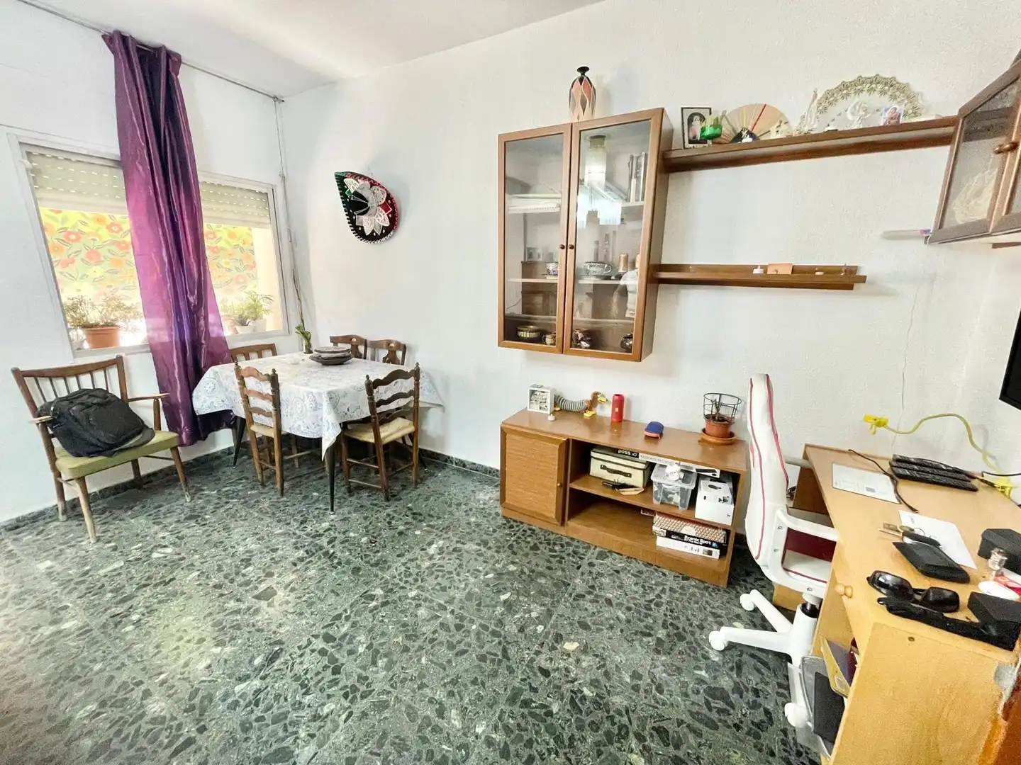 Menjador de Apartament de lloguer en San Javier amb Terrassa, Moblat i Forn