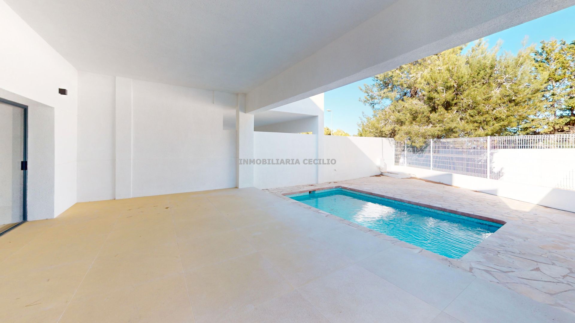 Swimming pool of Single-family semi-detached for sale in Sant Josep de sa Talaia  with Air Conditioner, Heating and Private garden