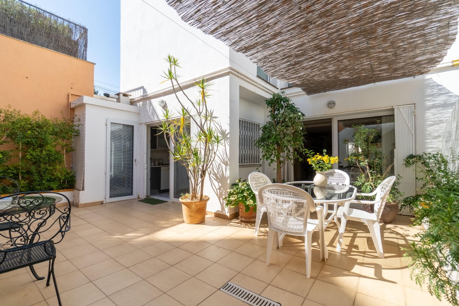 Terrassa de Casa adosada en venda en  Palma de Mallorca amb Calefacció, Jardí privat i Terrassa