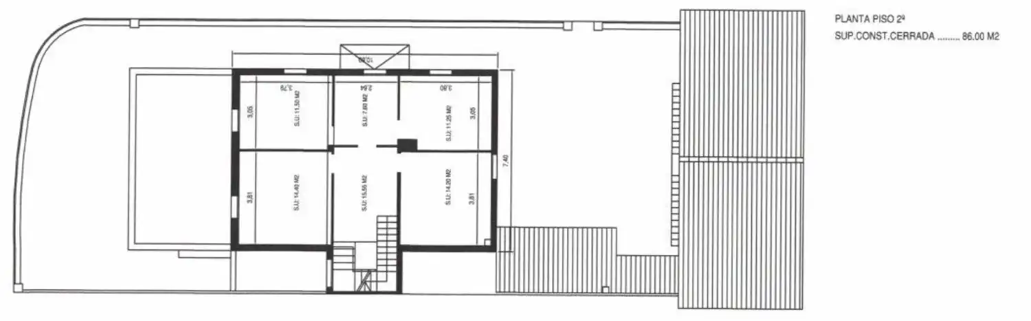 Casa pareada en venta en Calle de Victorio Luzuriaga, imagen 40