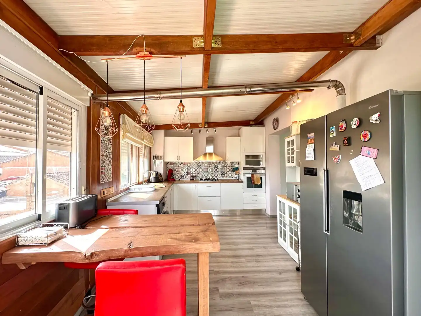 Cuina de Casa o xalet en venda en Dúrcal amb Aire condicionat, Parquet i Terrassa
