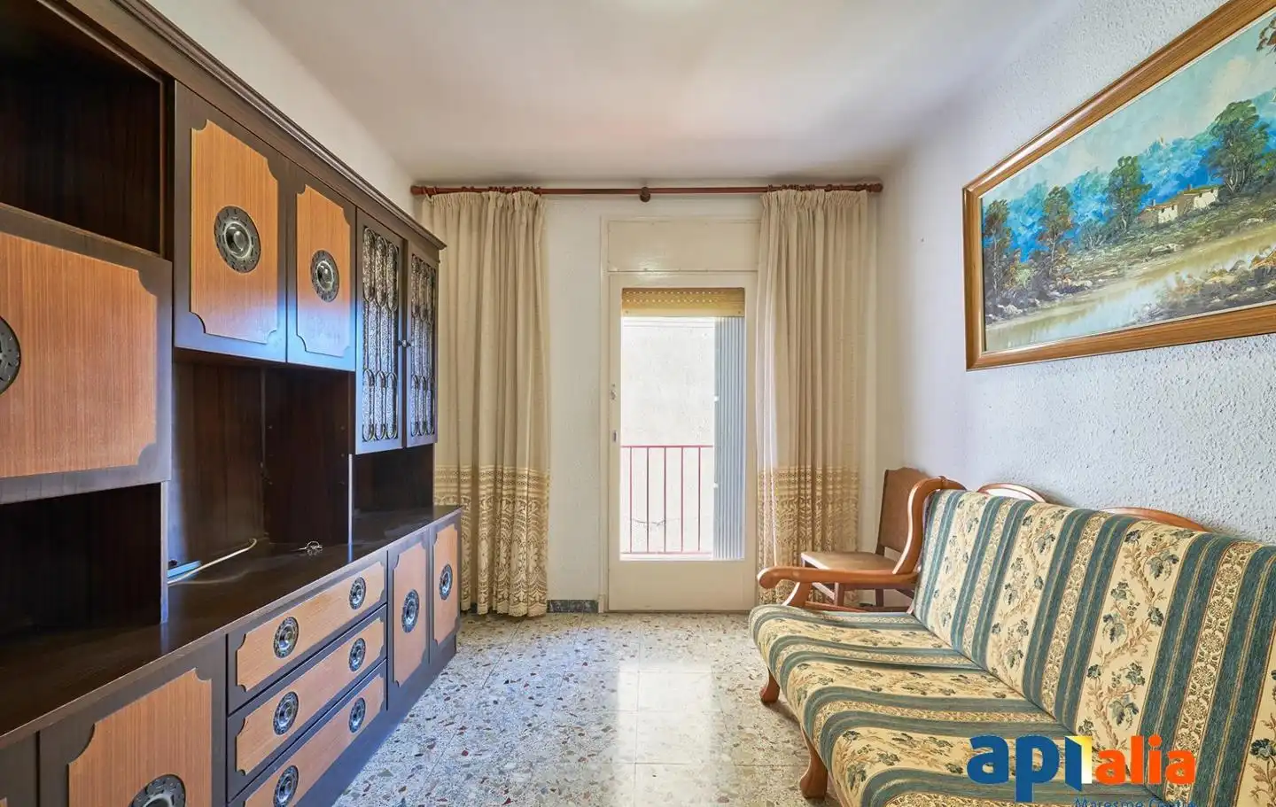 Wohnzimmer von Wohnung zum Verkauf in Mataró mit Terrasse