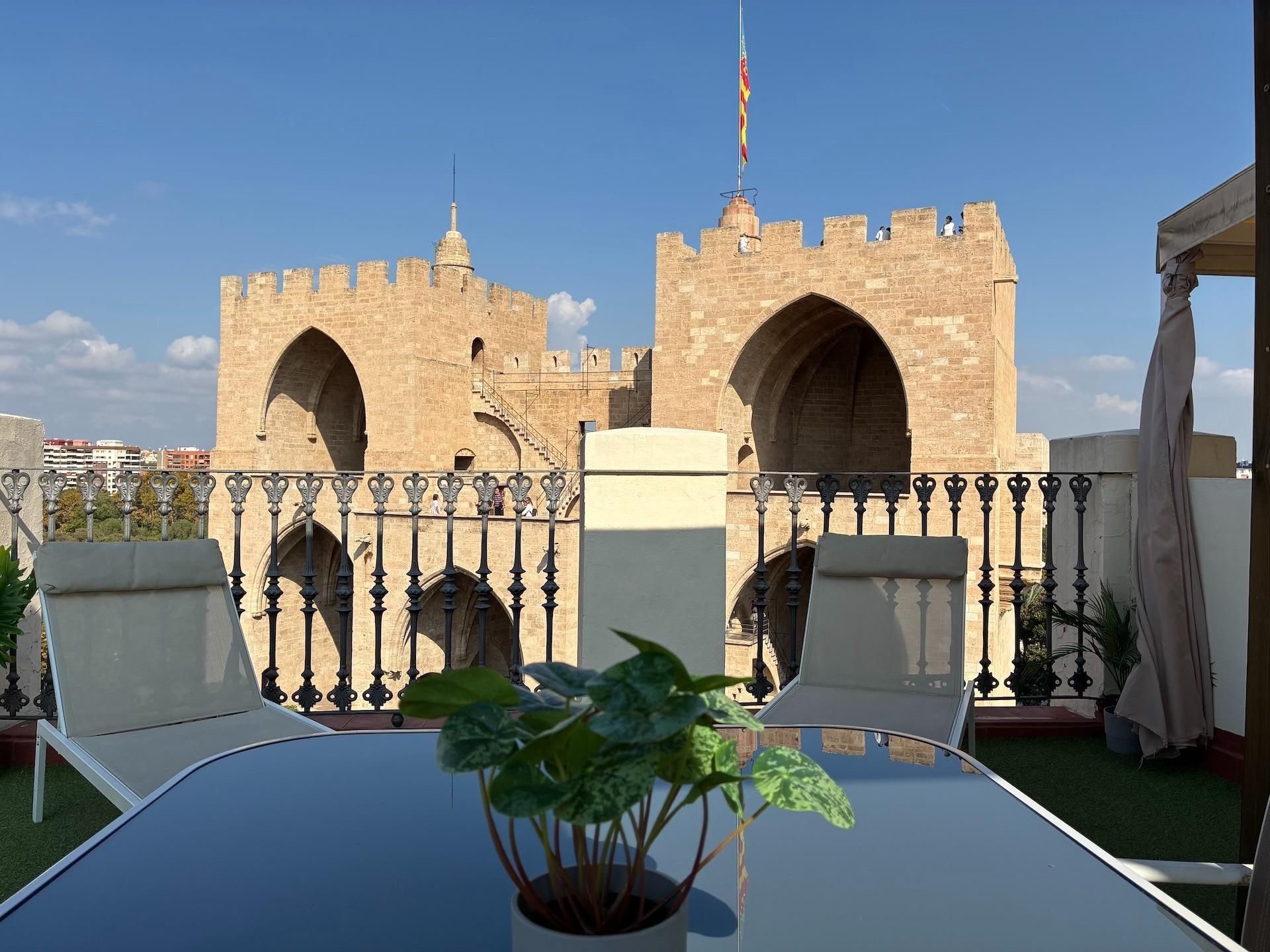 Terrassa de Àtic de lloguer en  Valencia Capital amb Aire condicionat, Terrassa i Moblat