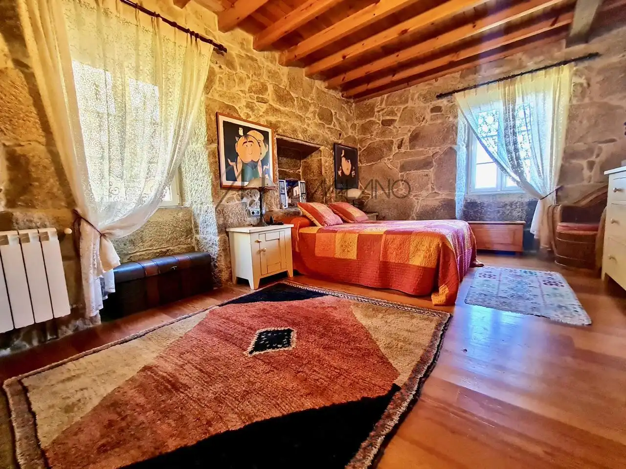 Schlafzimmer von Country house zum Verkauf in Gondomar mit Heizung, Privatgarten und Terrasse