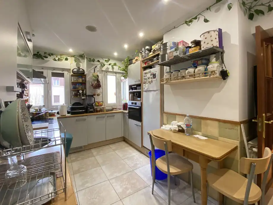 Kitchen of Flat for sale in Vitoria - Gasteiz  with Heating, Storage room and Furnished
