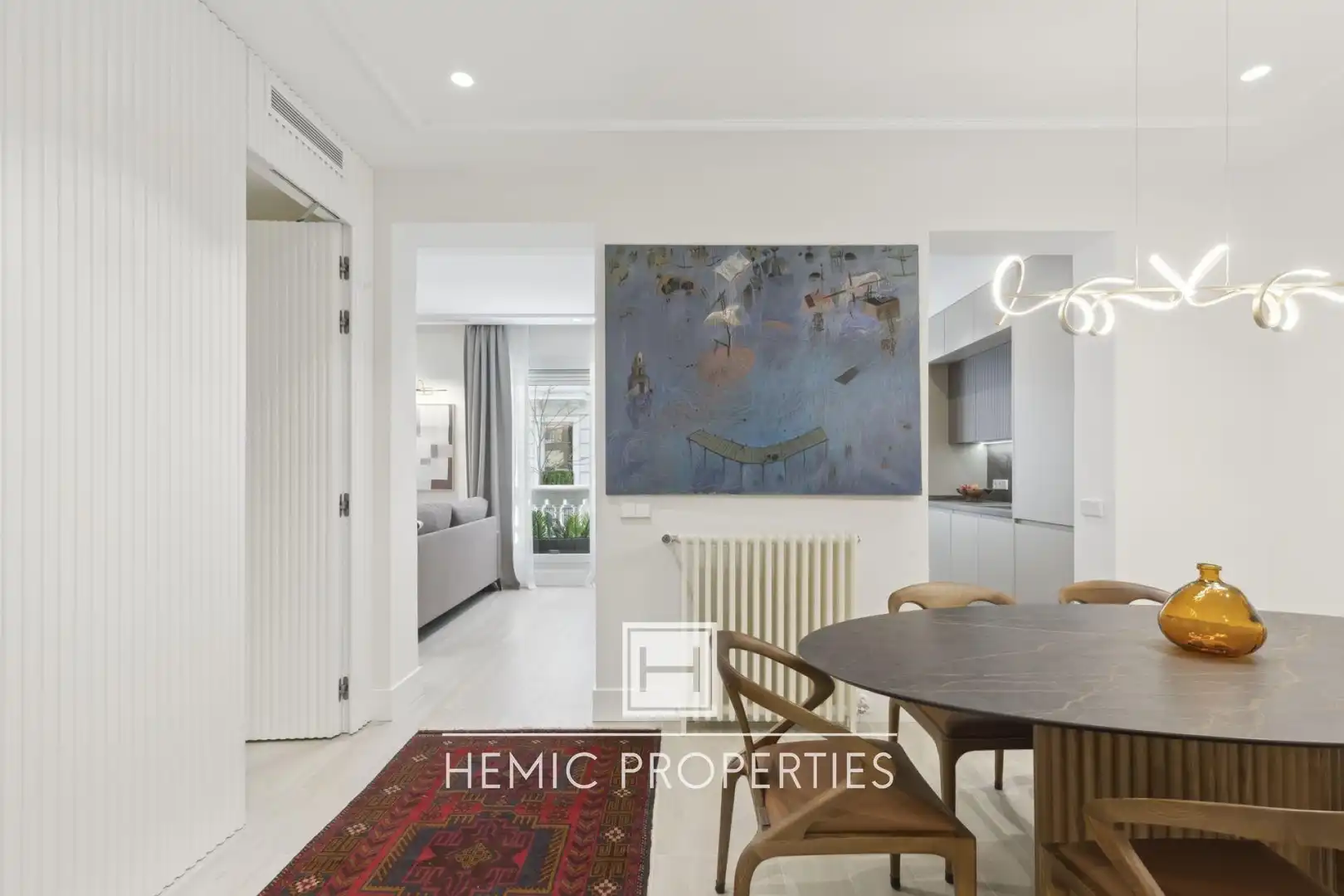 Esszimmer von Wohnung zum Verkauf in Madrid mit Klimaanlage, Möbliert und Balkon