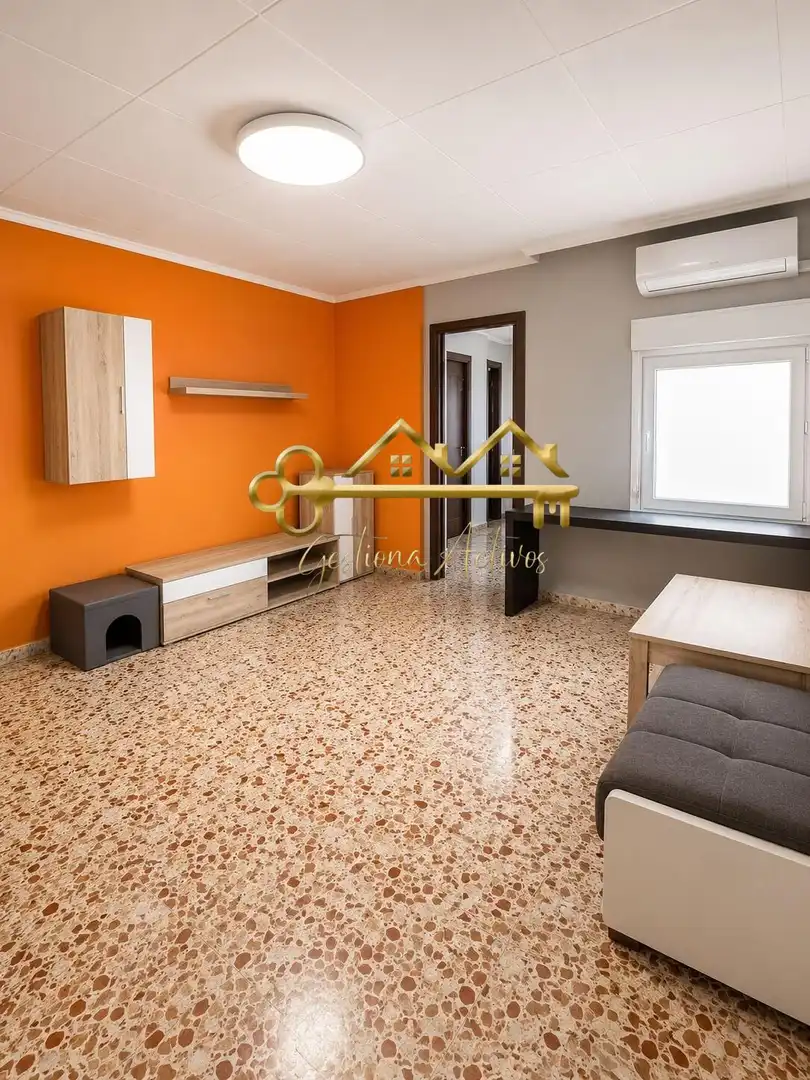 Living room of Flat for sale in Ontinyent  with Air Conditioner and Terrace