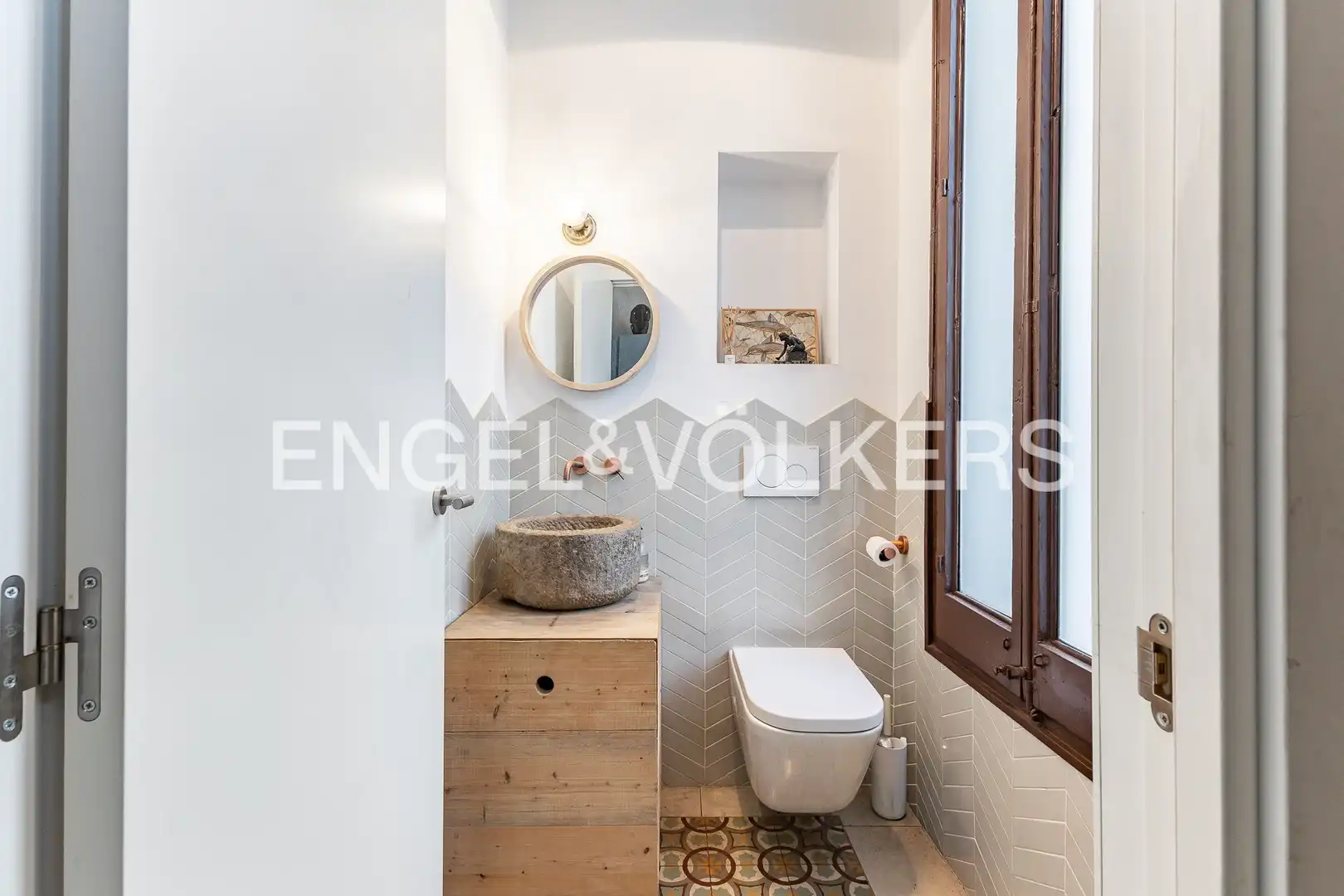 Baño de Casa o chalet en venta en Barcelona con Aire acondicionado, Calefacción y Jardín privado