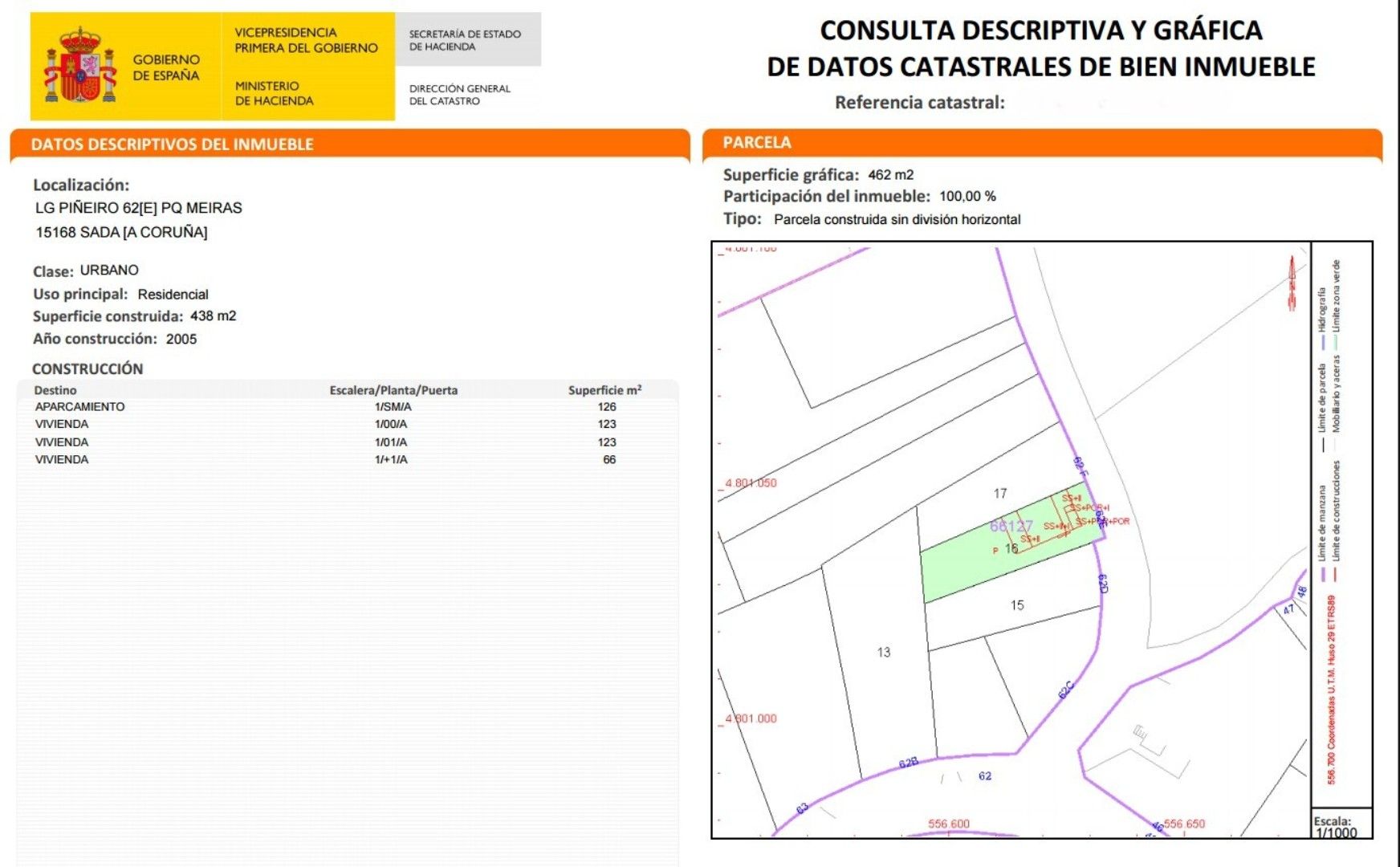 Casa adosada en venda en Sada (A Coruña) amb Jardí privat