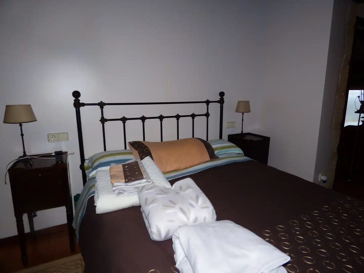 Schlafzimmer von Haus oder Chalet zum Verkauf in As Neves   mit Privatgarten, Terrasse und Ofen