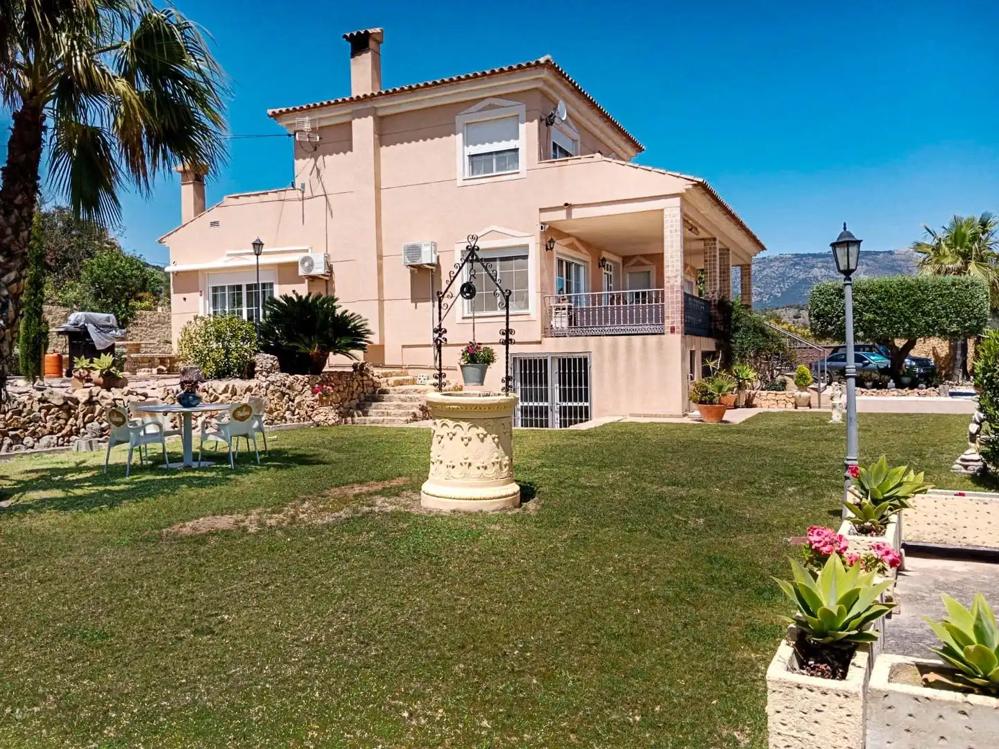 Jardí de Casa o xalet de lloguer en Polop amb Aire condicionat, Jardí privat i Terrassa