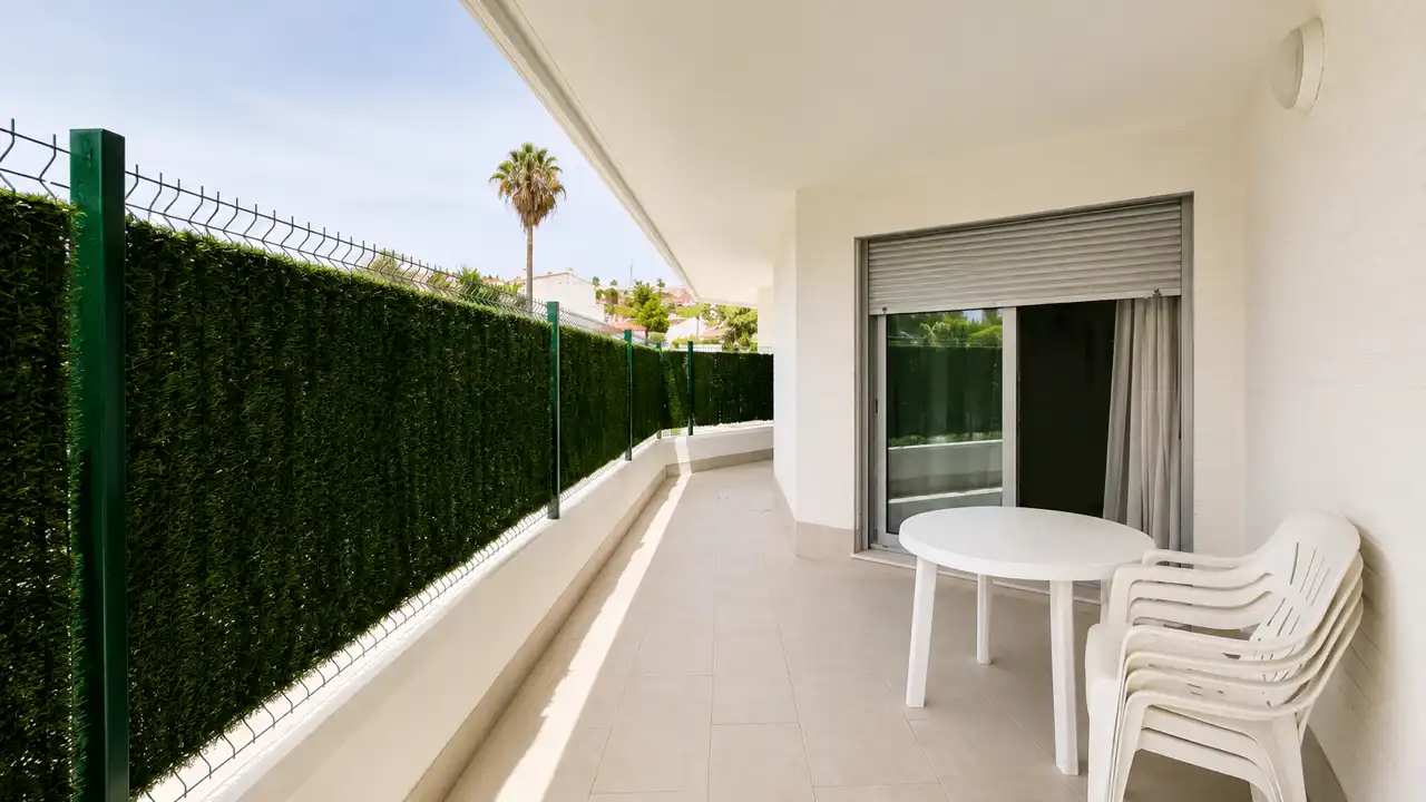 Terraza de Apartamento de alquiler en Marbella con Aire acondicionado, Calefacción y Terraza
