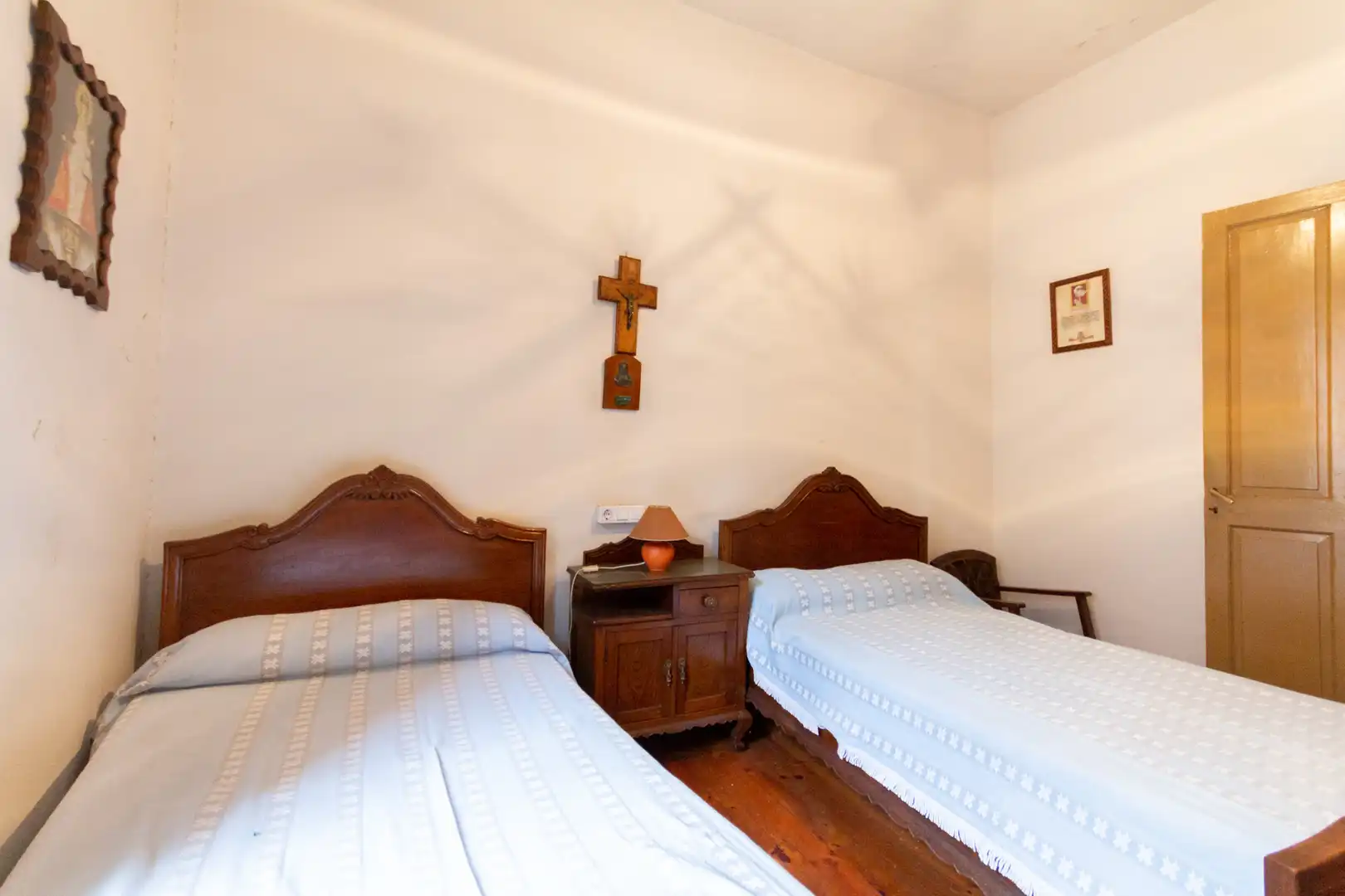 Schlafzimmer von Wohnung zum Verkauf in Mieres (Asturias) mit Heizung, Parkett und Möbliert