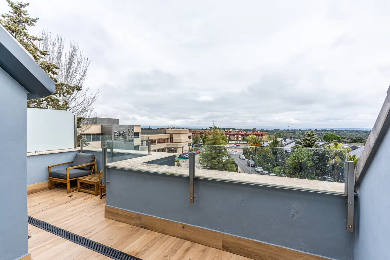 Terraza de Ático en venta en Las Rozas de Madrid con Aire acondicionado, Calefacción y Jardín privado