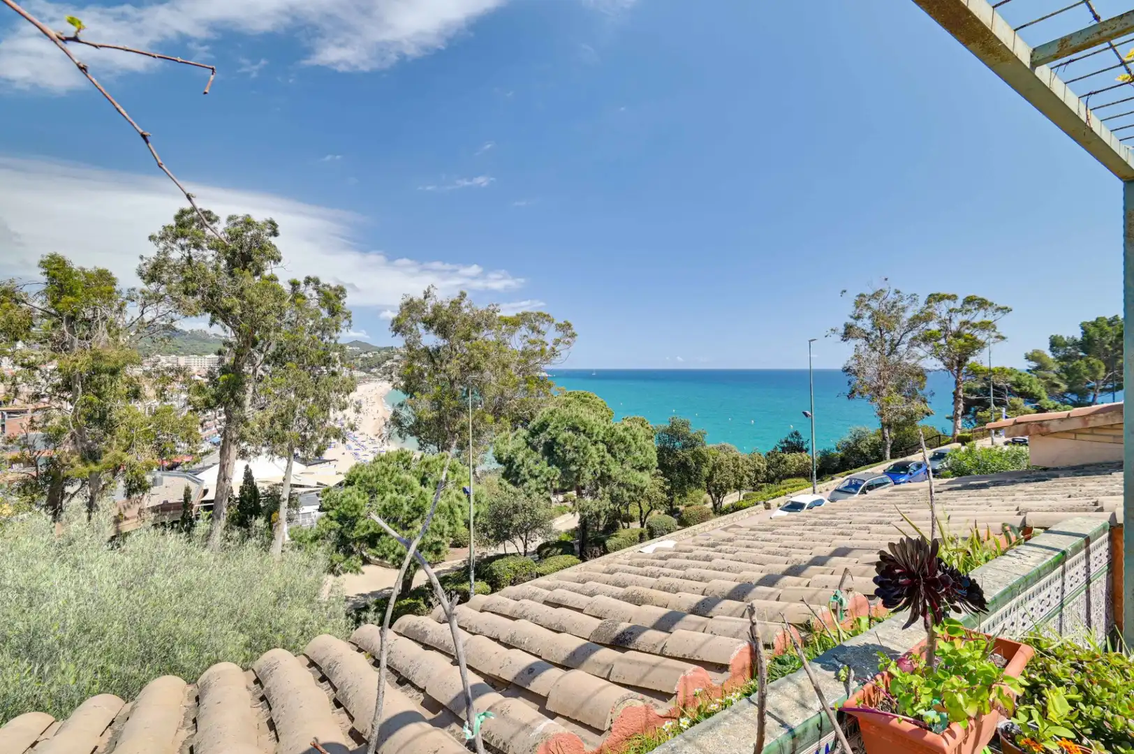 Vista exterior de Casa adosada en venta en Lloret de Mar con Aire acondicionado, Calefacción y Amueblado