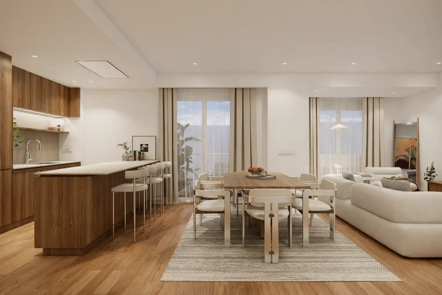 Comedor de Piso en venta en Madrid con Terraza