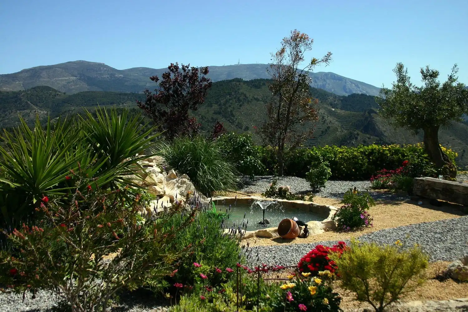 Jardín de Finca rústica en venta en Relleu