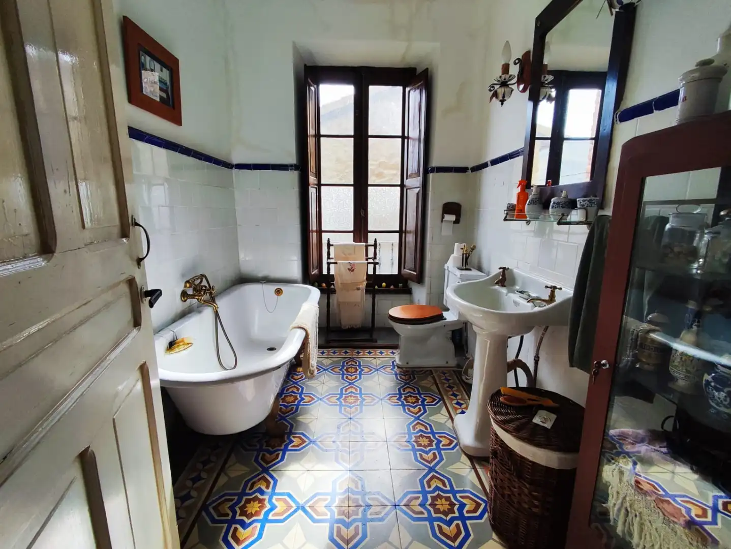 Bathroom of Houses for sale in Miera  with Private garden, Parquet flooring and Terrace