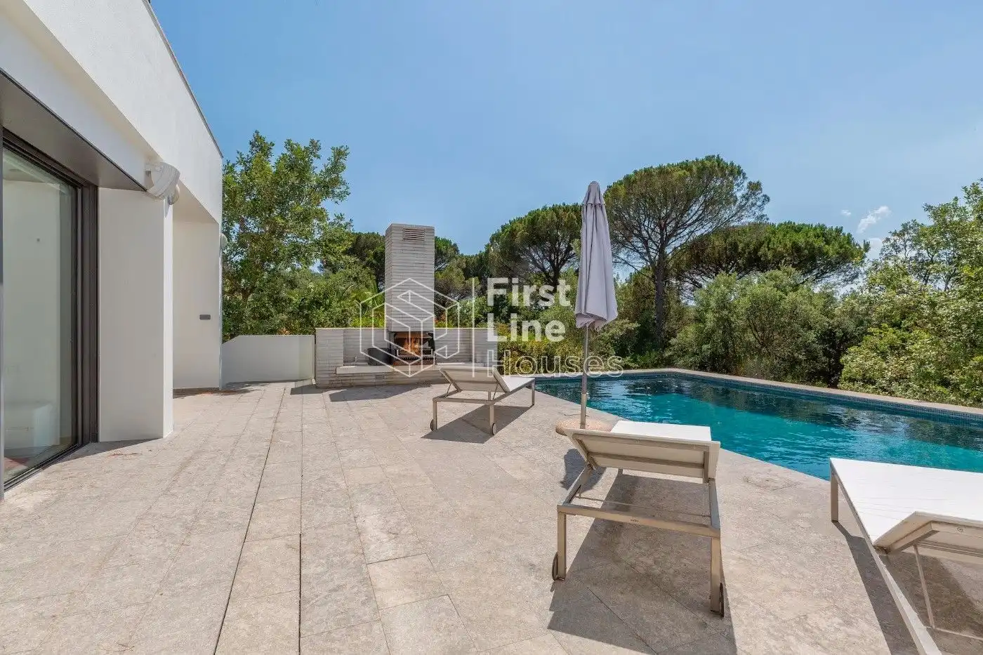 Jardín de Casa o chalet en venta en Caldes de Malavella con Aire acondicionado, Calefacción y Terraza
