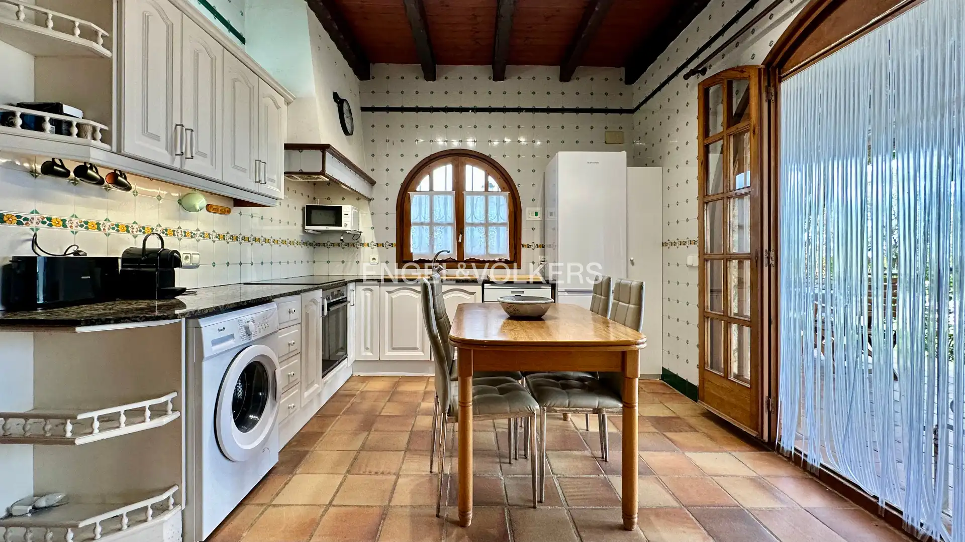 Küche von Haus oder Chalet zum Verkauf in Mont-roig del Camp mit Klimaanlage, Heizung und Privatgarten
