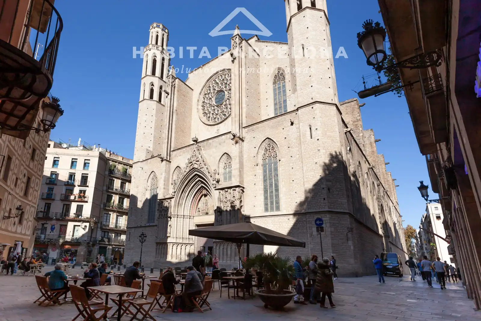 Vista exterior de Piso de alquiler en Barcelona con Aire acondicionado, Calefacción y Parquet
