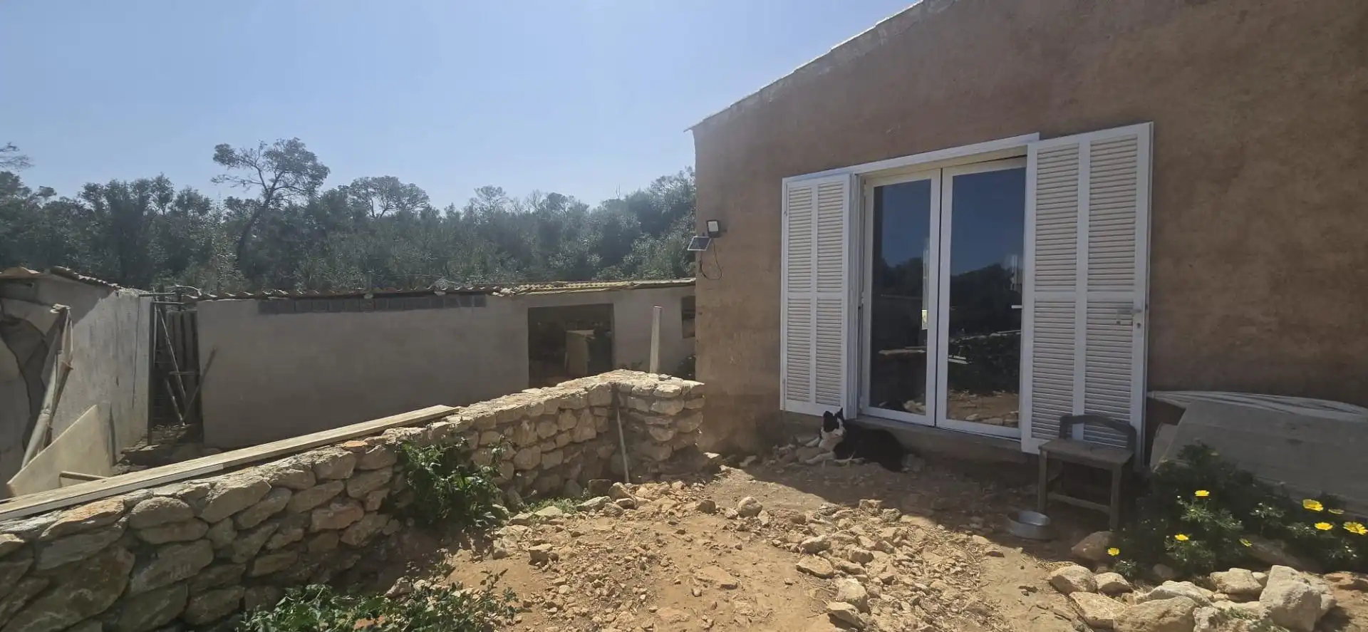 Außenansicht von Country house zum Verkauf in Santanyí mit Klimaanlage, Privatgarten und Terrasse