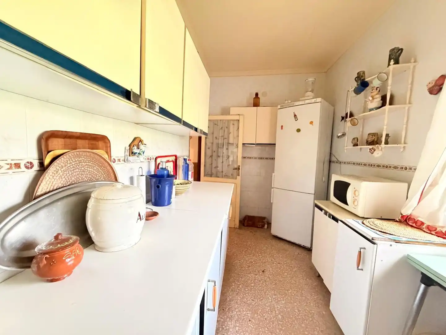 Cocina de Casa o chalet en venta en Valverde de Mérida con Jardín privado, Terraza y Trastero