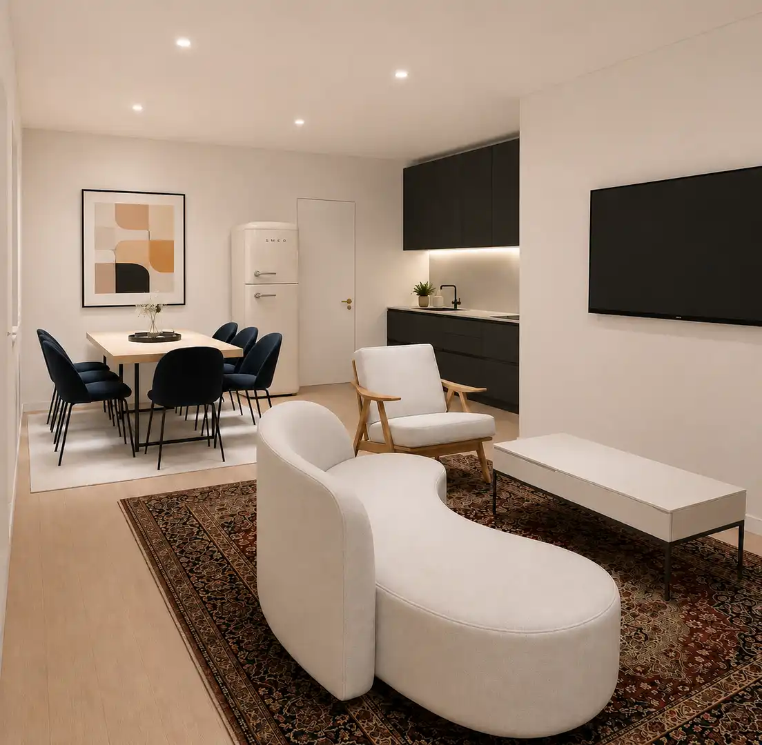 Sala d'estar de Pis en venda en Pontevedra Capital  amb Calefacció i Terrassa