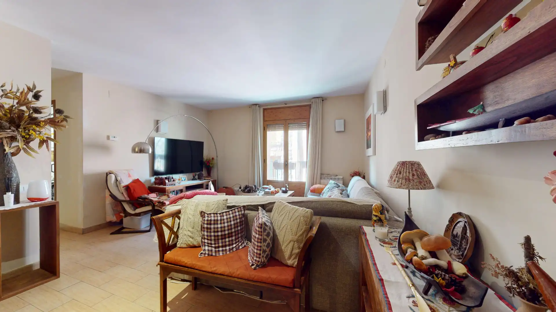 Sala de estar de Dúplex en venta en Prades con Calefacción, Terraza y Horno