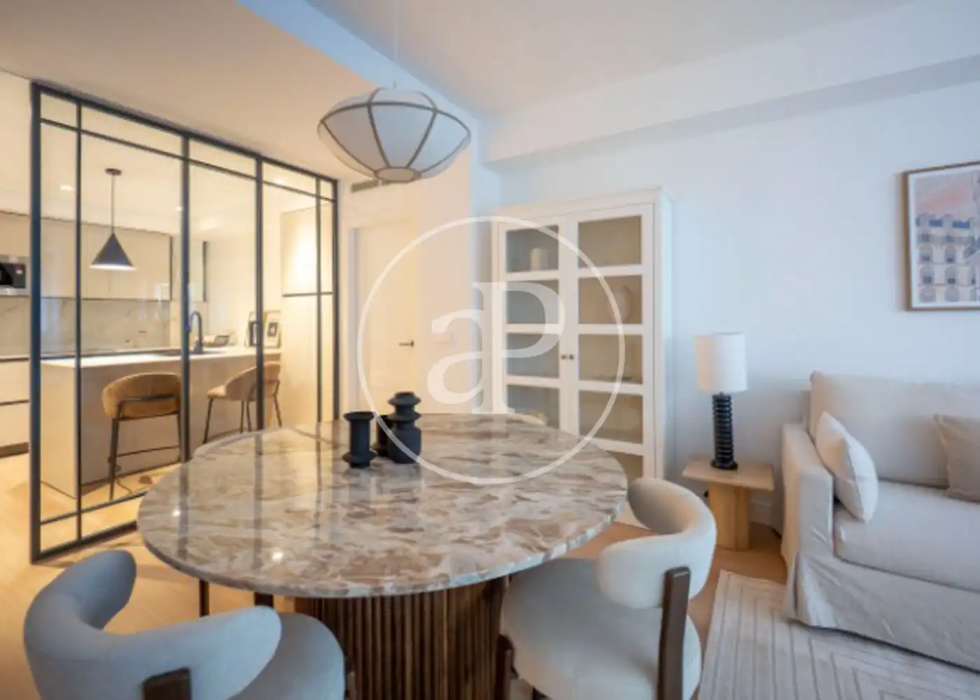 Dining room of Flat for sale in Madrid  with Air Conditioner, Heating and Furnished