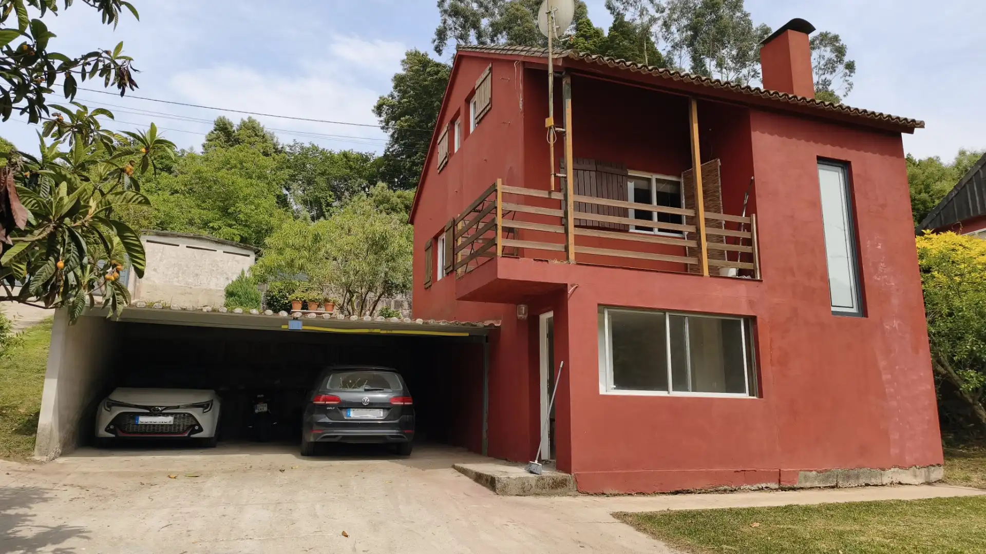 Vista exterior de Casa o chalet en venta en Gondomar con Jardín privado, Parquet y Terraza