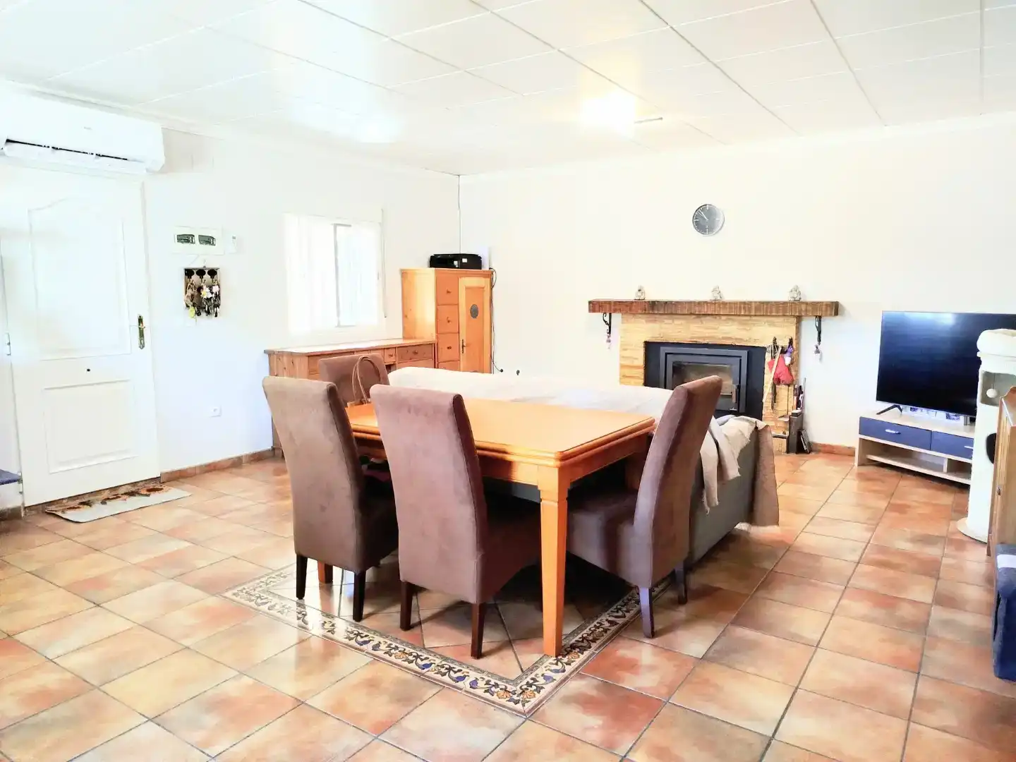 Comedor de Finca rústica en venta en Caudete con Aire acondicionado y Piscina