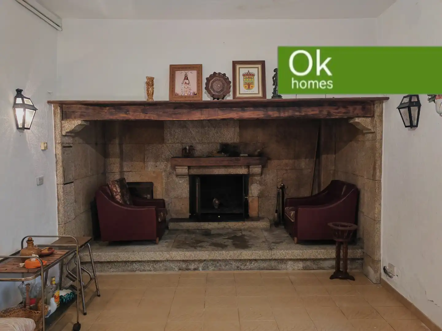 Living room of Detached homes for sale in Curtis  with Heating, Private garden and Parquet flooring