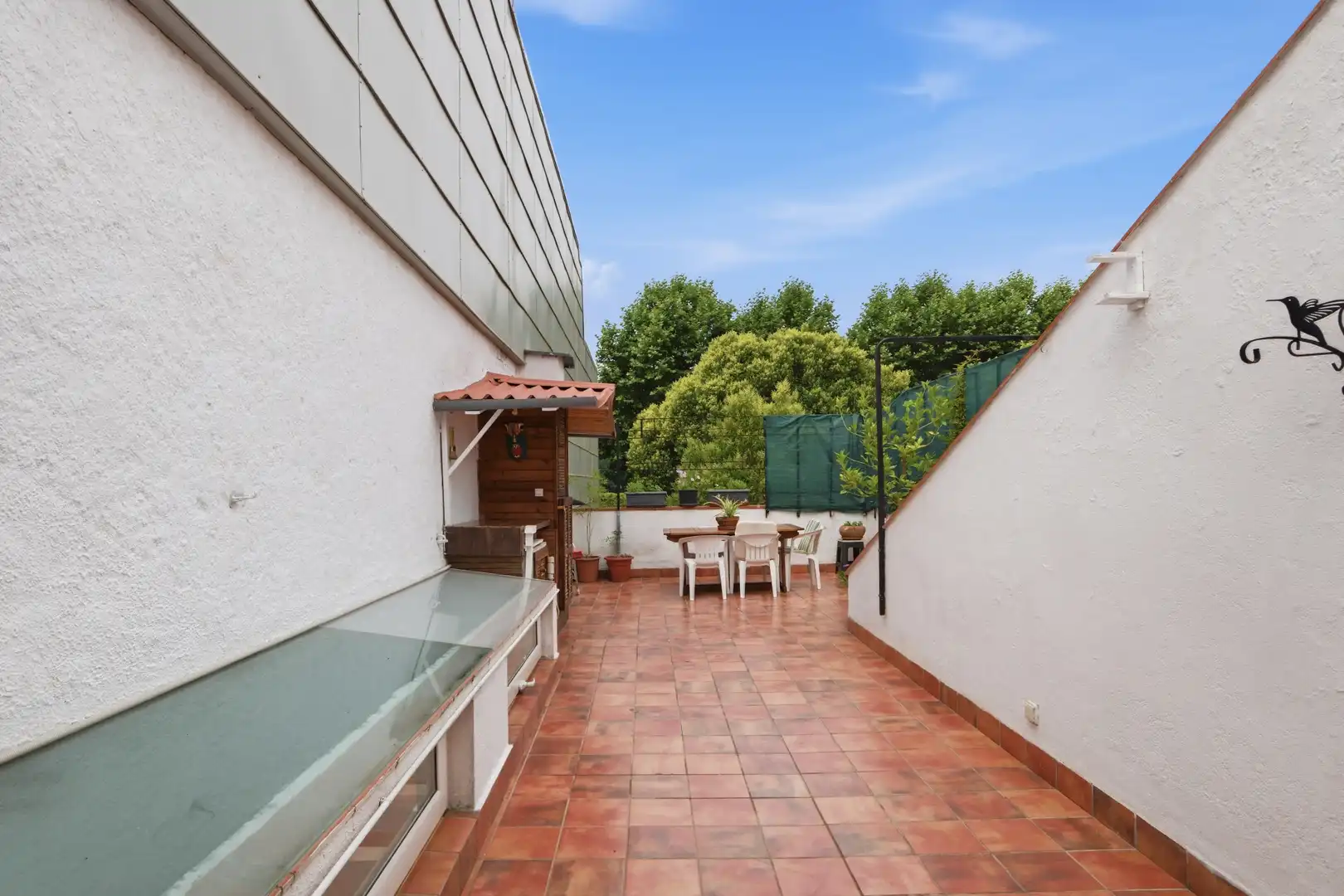 Terraza de Casa adosada en venta en Riudarenes con Aire acondicionado, Calefacción y Jardín privado