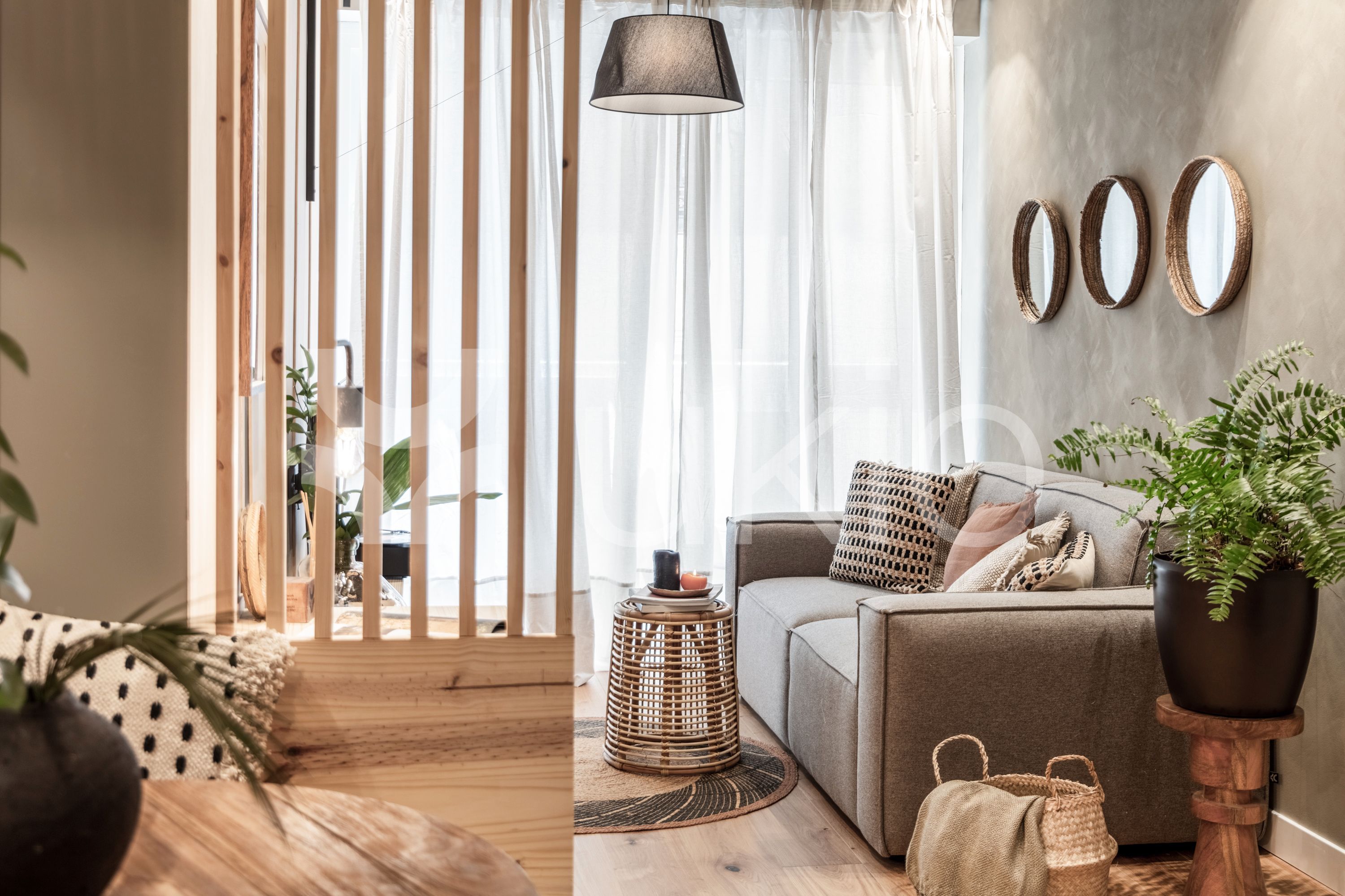 Sala d'estar de Apartament de lloguer en  Madrid Capital amb Aire condicionat, Calefacció i Parquet